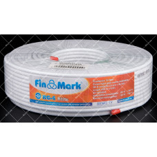FinMark RG-6 SM white (білий, 100м) 75 Ом коаксіальний кабель