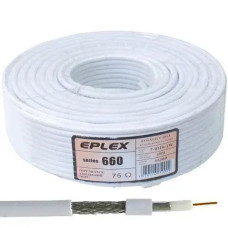 Кабель коаксіальний EPLEX RG-6 F660BV 100 метрів 75 Ом