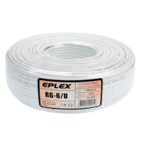 Кабель коаксіальний EPLEX RG-6 48% 100 метрів 75 Ом