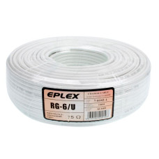 Кабель коаксіальний EPLEX RG-6 48% 100 метрів 75 Ом