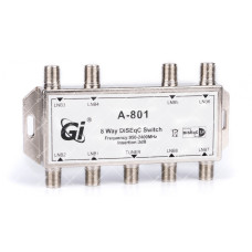 GI A-801 8х1 внутрішній перемикач DiSEqC