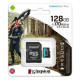 Kingston Canvas Go Plus 128Gb U3 V30 A2+ adapter SD SDCG3/128GBSP microSDXC Карта пам'яті