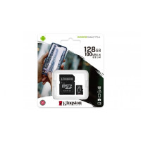 Kingston Canvas Select Plus 128Gb class 10 + adapter SD SDCS2/128GB microSDXC Карта пам'яті