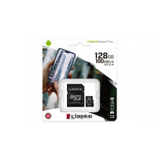 Kingston Canvas Select Plus 128Gb class 10 + adapter SD SDCS2/128GB microSDXC Карта пам'яті
