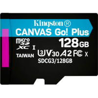 Kingston 128Gb U3 V30 A2 SDCG3/128GBSP microSDXC Карта пам'яті
