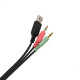 Навушники VINGA HSCU-110 Gaming Black (HSCU-110) Black