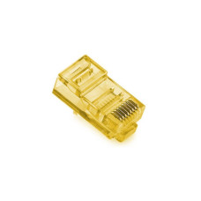 Роз'єм конектор Merlion RJ-45 8P8C Cat.5 Yellow 100шт