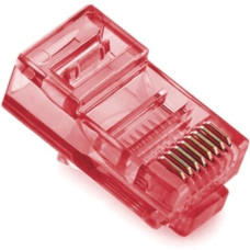 Конектор RJ-45 Ritar 8P8C Cat.5 Red — набір 100 шт