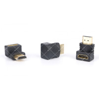 Перехідник кутовий HDMI гніздо F-HDMI штекер M 90°