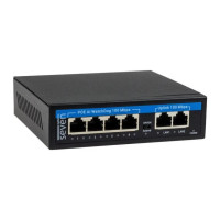 POE комутатор SEVEN P-7324 4 PoE + 2 Uplink