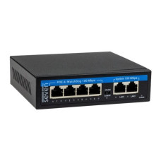 SEVEN P-7324 4 PoE + 2 Uplink POE комутатор