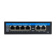 POE комутатор SEVEN P-7324 4 PoE + 2 Uplink
