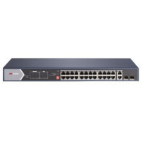 Hikvision DS-3E0528HP-E Hi-PoE Комутатор 24 порти некерований