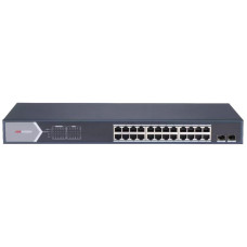 Hikvision DS-3E1526P-SI PoE Комутатор 24 порти керований