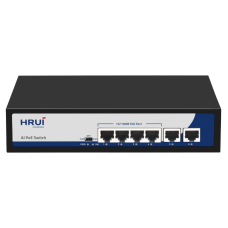 POE комутатор HongRui HR902-AF-42N 6-ти портовий
