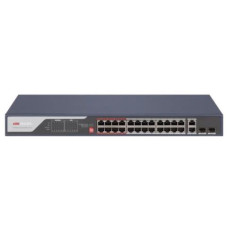 Hikvision DS-3E0326P-E(C) PoE Комутатор 24 порти некерований