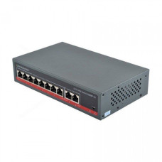 FoxGate S5808P-G2-AI (120W) POE 1000 Мбіт/с Watchdog комутатор 10 портовий