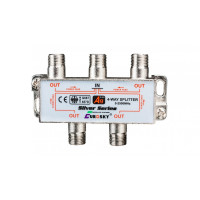 Спліттер 4-WAY Splitter EUROSKY з проходом живлення