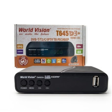 Цифровий тюнер World Vision T645D3+ Plus FM DVB-T2