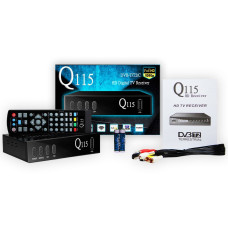 Q-SAT Q-115 RX DVB-T2 + пульт, що навчається