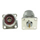 Роз'єм N-type (male plug RF) для монтажу під паяння латунь 