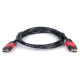 Кабель HDMI-HDMI ATcom Red/Gold v.1.4 1 метр блістер
