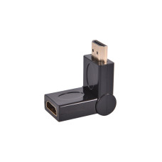 Перехідник поворотний HDMI гніздо F-HDMI штекер M 90-180°