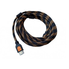 Кабель HDMI-HDMI v.2.0 плетений з феритовими фільтрами 5 метрів