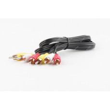 Кабель 3RCA-3RCA Tcom 1.5 метри