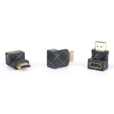 Перехідник кутовий HDMI гніздо F - HDMI штекер M 90° Comp