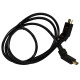 Кабель HDMI-HDMI поворотний 1.5 метра