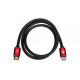 Кабель HDMI-HDMI ATcom v.2.0 Red/Gold 3 метри