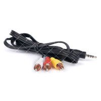 Кабель 3RCA-3.5мм Jack аудіо-відео Geotex 14мм 1 метр
