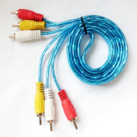 Кабель 3RCA-3RCA Gold 1.5 метри