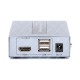 Приймач HDMI+USB сигналу по кручений парі до 120м