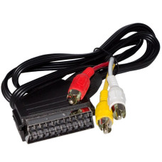 Кабель Scart-3RCA 1.2 метра