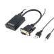 Адаптер (перехідник) VGA - HDMI A-VGA-HDMI-01 + Audio
