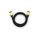 Кабель HDMI-HDMI Vinga v.2.0 1.5 метри (VCPDCHDMI2VMM1.5BK)