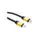 Кабель HDMI-HDMI Vinga v.2.0 1.5 метри (VCPDCHDMI2VMM1.5BK)