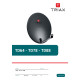 TRIAX TD 88 Black (чорна) 850x950мм Супутникова антена