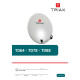TRIAX TD 88 White (біла) 850x950мм Супутникова антена