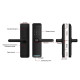 Розумний замок SEVEN LOCK SL-7767BFW black (врізна частина 7068)