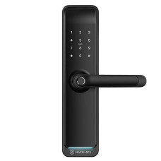 Розумний замок SEVEN LOCK SL-7767BFW black (врізна частина 6068 auto close)
