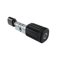 Розумний замок SEVEN LOCK SL-7774BF біометричний black (35-90мм)
