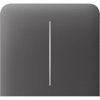 Бічна кнопка для двоклавішного вимикача Ajax SideButton (2-gang) vertical grey