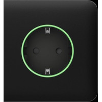 Бічна панель для вбудованої розетки Ajax SideCover (smart) Black