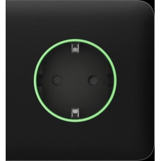 Бічна панель для вбудованої розетки Ajax SideCover (smart) Black