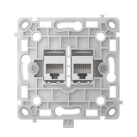 Ajax OutletCore (LAN) [55] ASP white механізм інтернет розетки
