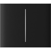 Центральна кнопка для двоклавішного вимикача Ajax CenterButton (2-gang) vertical Black