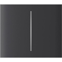 Центральна кнопка для двоклавішного вимикача Ajax CenterButton (2-gang) vertical Graphite